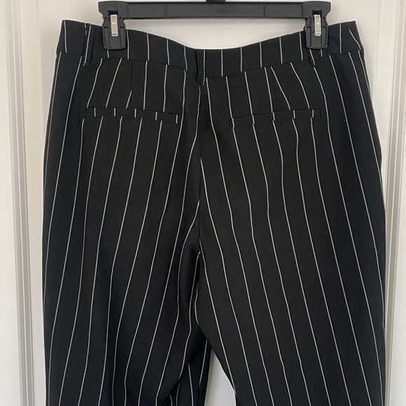 Classic Black Striped Women's Pants - Picture 6 of 7